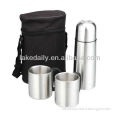 high quality stainless steel thermos and mug set